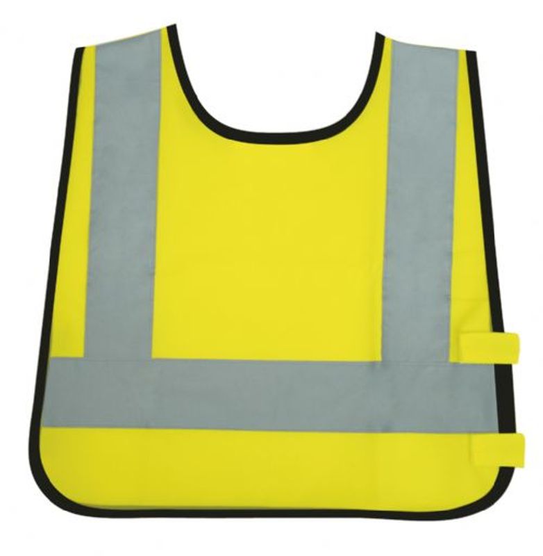 Refleksvest standard med trykk uten glidelås