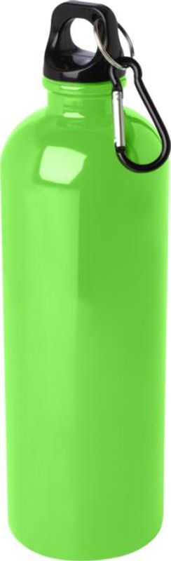 Drikkeflaske i aluminium med trykk av logo, stor 770ml